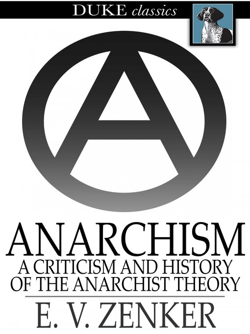 Title details for Anarchism by E. V. Zenker - Wait list